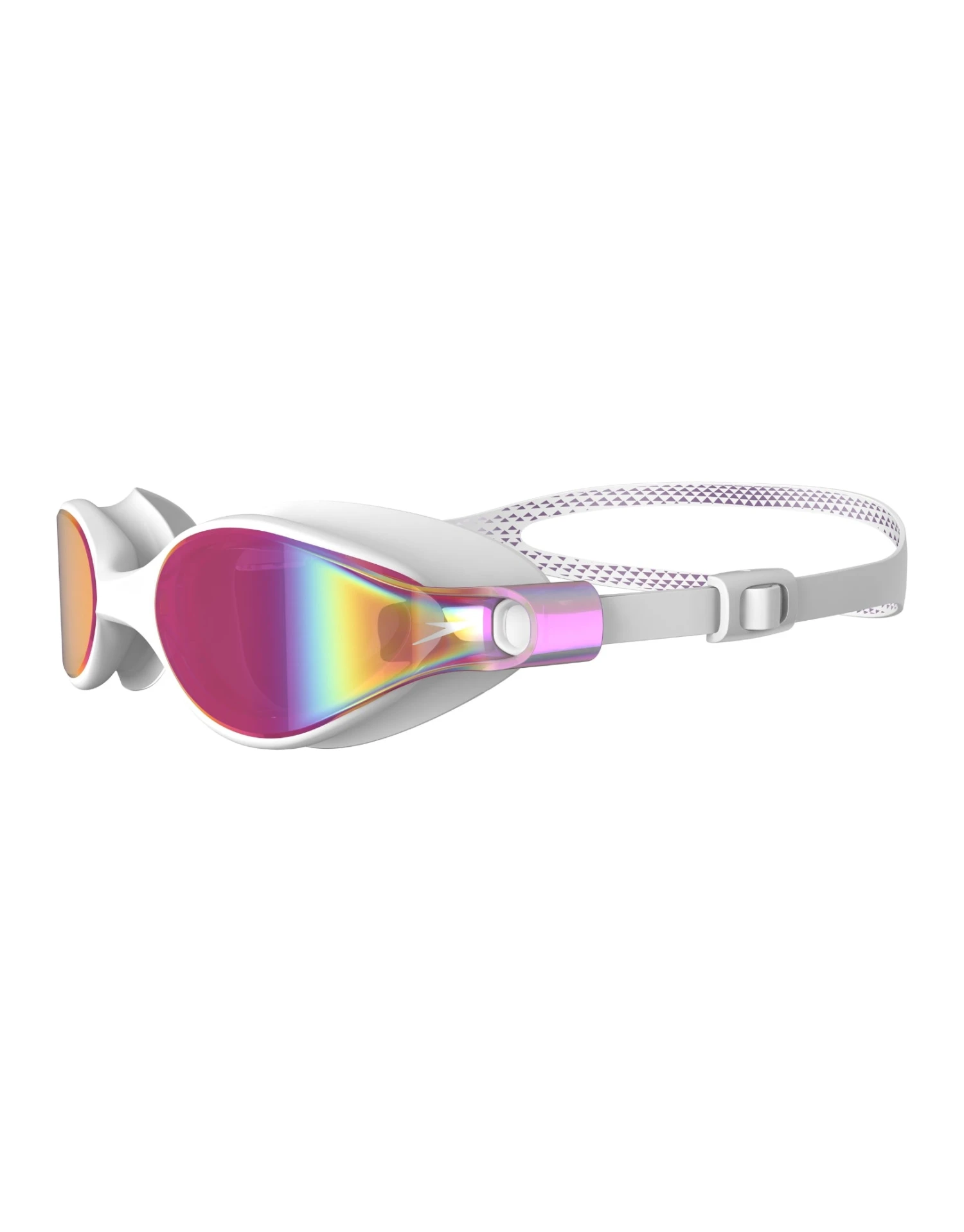 Speedo Virtue Mirror Female Goggle - White/Lavender Gold 4 Speedo Virtue Mirror Female Goggle - White/Lavender Gold - Image 2