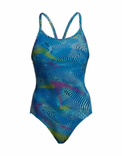 FUNKITA Wires Crossed Diamond Back Swimsuit -Swim District WIRESCROSSEDFUNKITALADIESSWIMSUIT 1