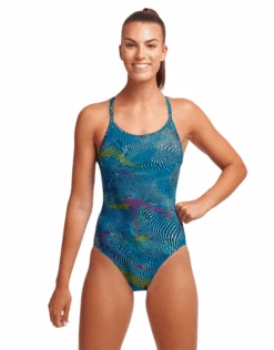 FUNKITA Wires Crossed Diamond Back Swimsuit -Swim District WIRESCROSSEDFUNKITALADIESSWIMSUIT 5