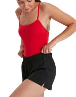 Speedo Womens Essential Watershort - Black -Swim District WomensEssentialWatershort Black 2