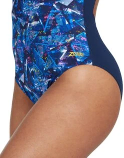 Zoggs Catalyst Actionback Swimsuit - Navy/Blue 15 Zoggs Catalyst Actionback Swimsuit - Navy/Blue -Swim District Zoggs Catalyst Actionback Swimsuit 1