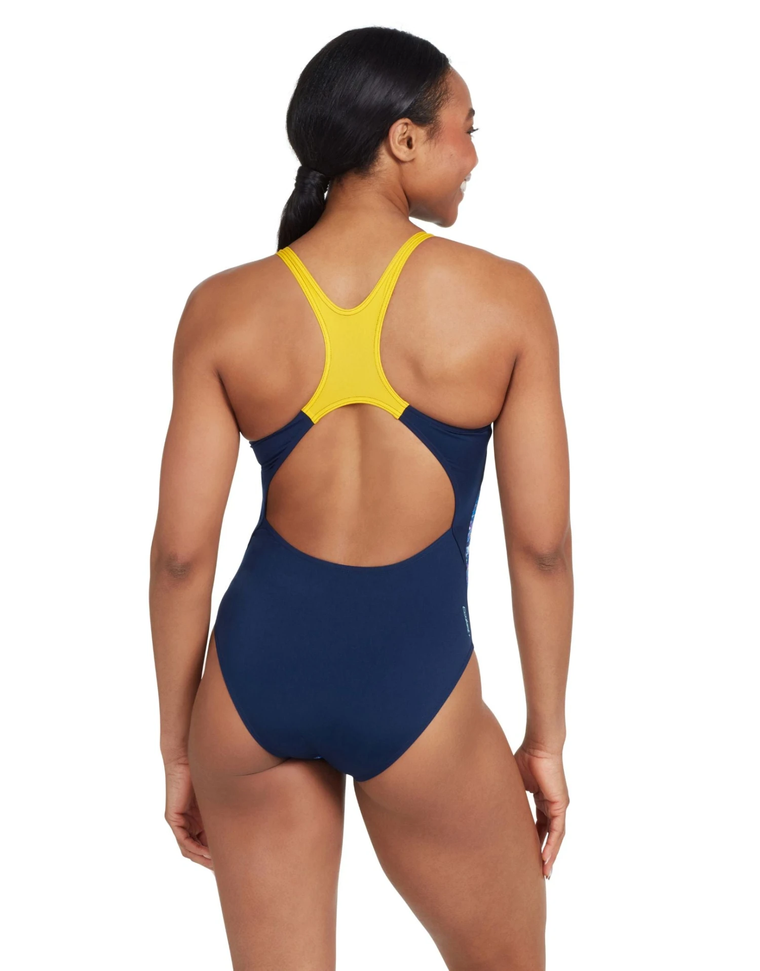 Zoggs Catalyst Actionback Swimsuit - Navy/Blue 4 Zoggs Catalyst Actionback Swimsuit - Navy/Blue - Image 2