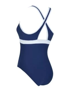 Zoggs Dakota Crossback Swimsuit - Navy/White -Swim District Zoggs Dakota Crossback Navy White 3
