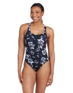 Zoggs Juliet Actionback Swimsuit - Black/White -Swim District Zoggs Juliet Actionback Swimsuit 5