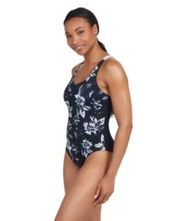 Zoggs Juliet Actionback Swimsuit - Black/White -Swim District Zoggs Juliet Actionback Swimsuit 6