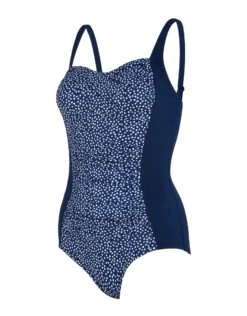 Zoggs Martinique Ruched Front Adjustable Swimsuit - Navy 13 Zoggs Martinique Ruched Front Adjustable Swimsuit - Navy -Swim District Zoggs Martinique Ruched Front Swimsuit 1