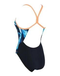 Zoggs Ocean Smoke Sprintback Swimsuit - Navy/Black -Swim District Zoggs Ocean Smoke Sprintback Swimsuit 3