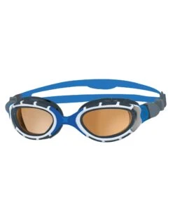 Zoggs Predator Flex Polarized Ultra Goggles -Swim District Zoggs Predator Flex Polarised Ultra Goggle Blue Grey