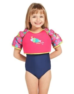 Zoggs Sea Queen Water Wings Swim Vest - Pink