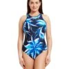 Zoggs Ocean Treasure Crossback Swimsuit 2 Zoggs Ocean Treasure Crossback Swimsuit -Swim District ZoggsOceanTreasureCrossbackSwimsuit 1