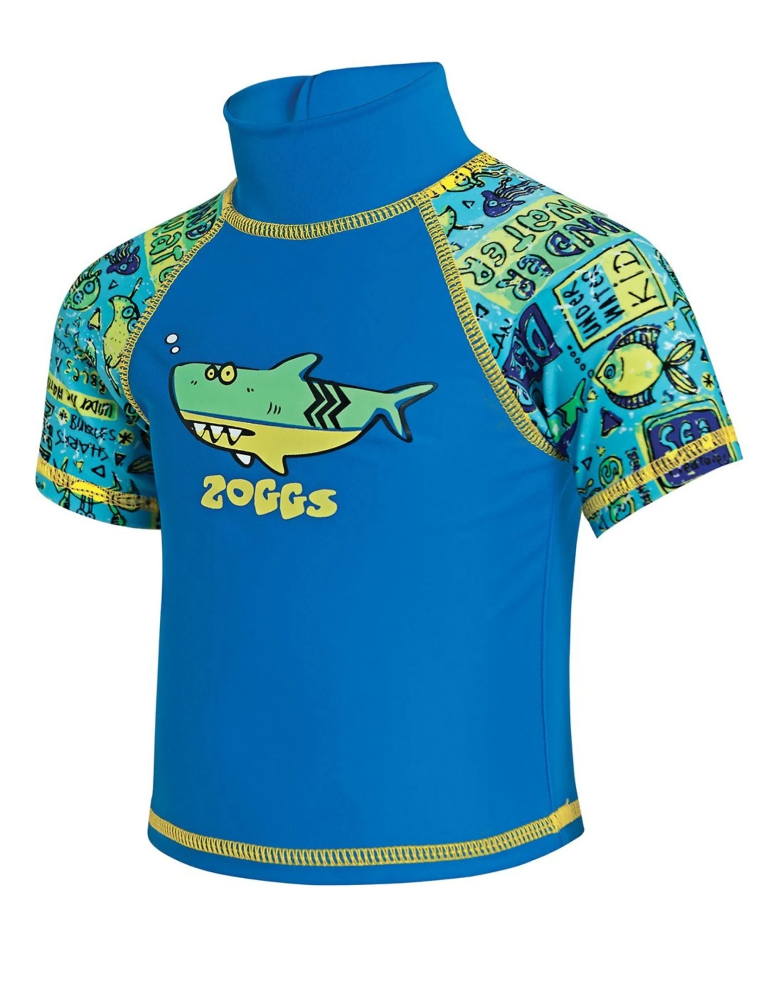 Zoggs Tots Boys Sun Protection Top - Blue 3 Zoggs Tots Boys Sun Protection Top - Blue