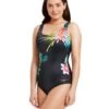 Zoggs Tropic Scoopback Swimsuit 2 Zoggs Tropic Scoopback Swimsuit -Swim District ZoggsTropicScoopbackSwimsuit 4