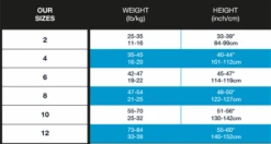 Stingray HP Short Sleeve Kids Wetsuit - Pink 7 Stingray HP Short Sleeve Kids Wetsuit - Pink -Swim District aqsuitsize