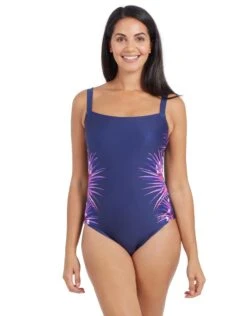 Zoggs Fanfare Print Adjustable Classicback Swimsuit