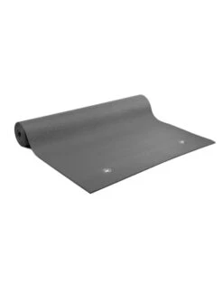 Fitness-Mad Eyelet Warrior II Yoga Mat 4mm - Grey