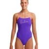 FUNKITA Purple Punch Single Strap Swimsuit -Swim District funkita womens purple punch single strap 4
