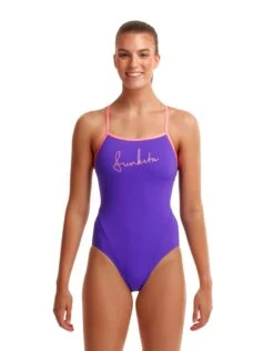FUNKITA Purple Punch Single Strap Swimsuit
