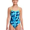 FUNKITA Girls Hidden Depths Single Strap Swimsuit -Swim District hiddendepths