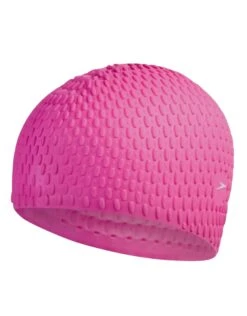 Speedo Unisex Bubble Swim Cap -Swim District pink