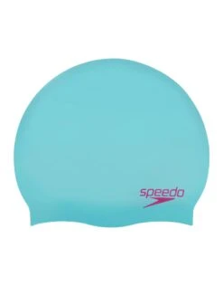 Speedo Junior Plain Moulded Silicone Cap -Swim District speedo junior plain moulded silicone cap 3