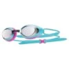 TYR Black Hawk Racing Female Mirrored Goggle -Swim District tyr black hawk racing female mirroed goggle silver turquoise pink