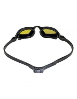 AQUA SPHERE Xceed Titanium Mirrored Swim Goggle - Infrared Cut -Swim District xceedyellowblacktitanium 2
