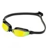 AQUA SPHERE Xceed Titanium Mirrored Swim Goggle - Infrared Cut -Swim District xceedyellowblacktitanium 3