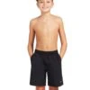 Zoggs Boys Penrith 15 Inch Swim Shorts - Black -Swim District zoggs boys penrith 15 shorts black 1
